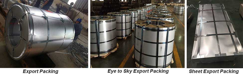 Galvalume Steel Coil Packaging and Shipping