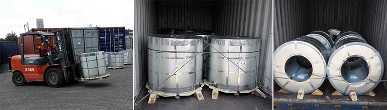 Galvalume Steel Coil Packaging and Shipping