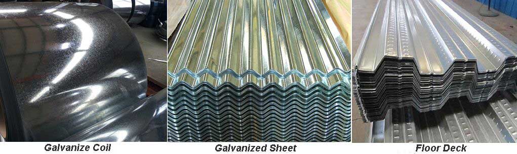 Galvanized Steel Coil Applications