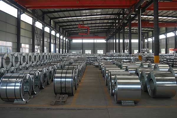 Galvanized Steel Coil Factory Environment and Inventory