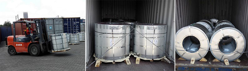 Galvanized Steel Coil Packaging and Shipping