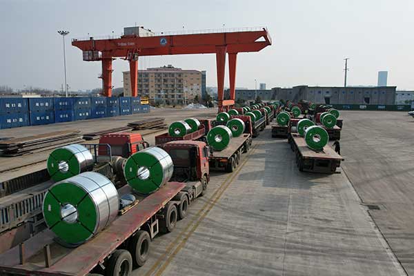 Galvanized Steel Coil Packaging and Shipping