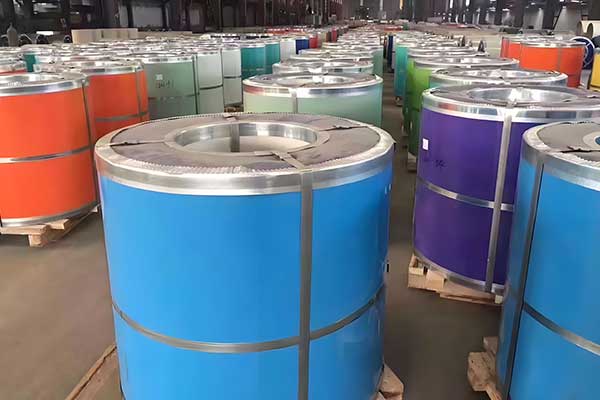 Prepainted Steel Coil Factory Environment and Inventory