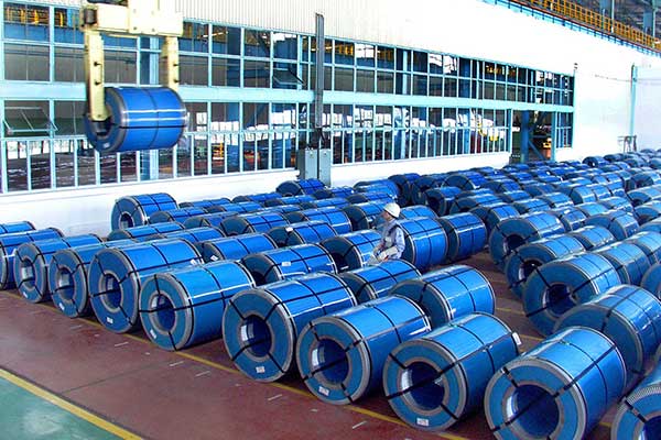 Prepainted Steel Coil Factory Environment and Inventory