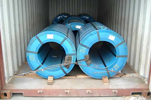 Prepainted Steel Coil Packaging and Shipping
