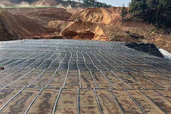 Uniaxial Plastic Geogrid Application